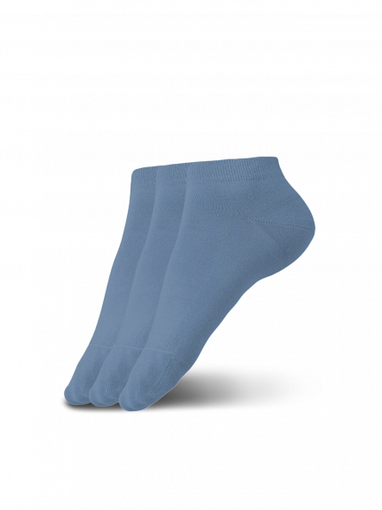 Barefoot calcetines - Low-cut - Essentials - Blue - 3 pack