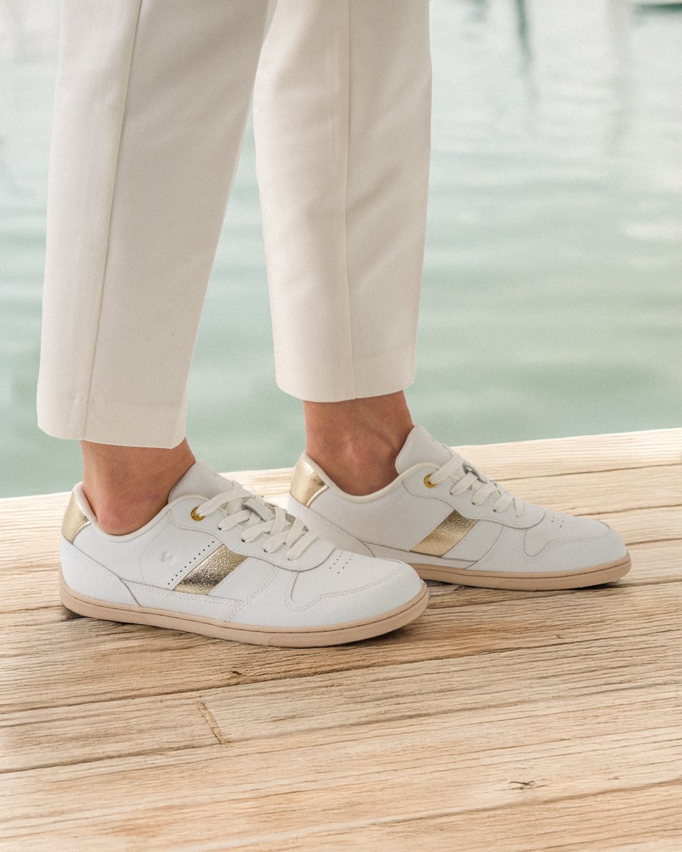 Barfuß Sneakers Be Lenka Cellestia - White & Gold