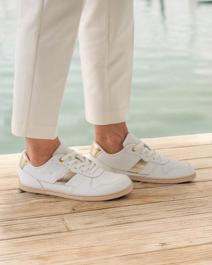 Barefoot zapatillas Be Lenka Cellestia - White & Gold