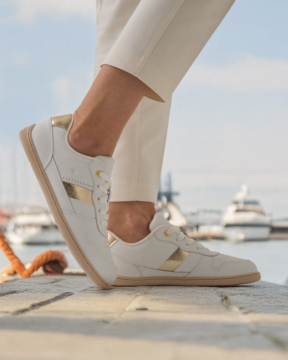 Barfuß Sneakers Be Lenka Cellestia - White & Gold