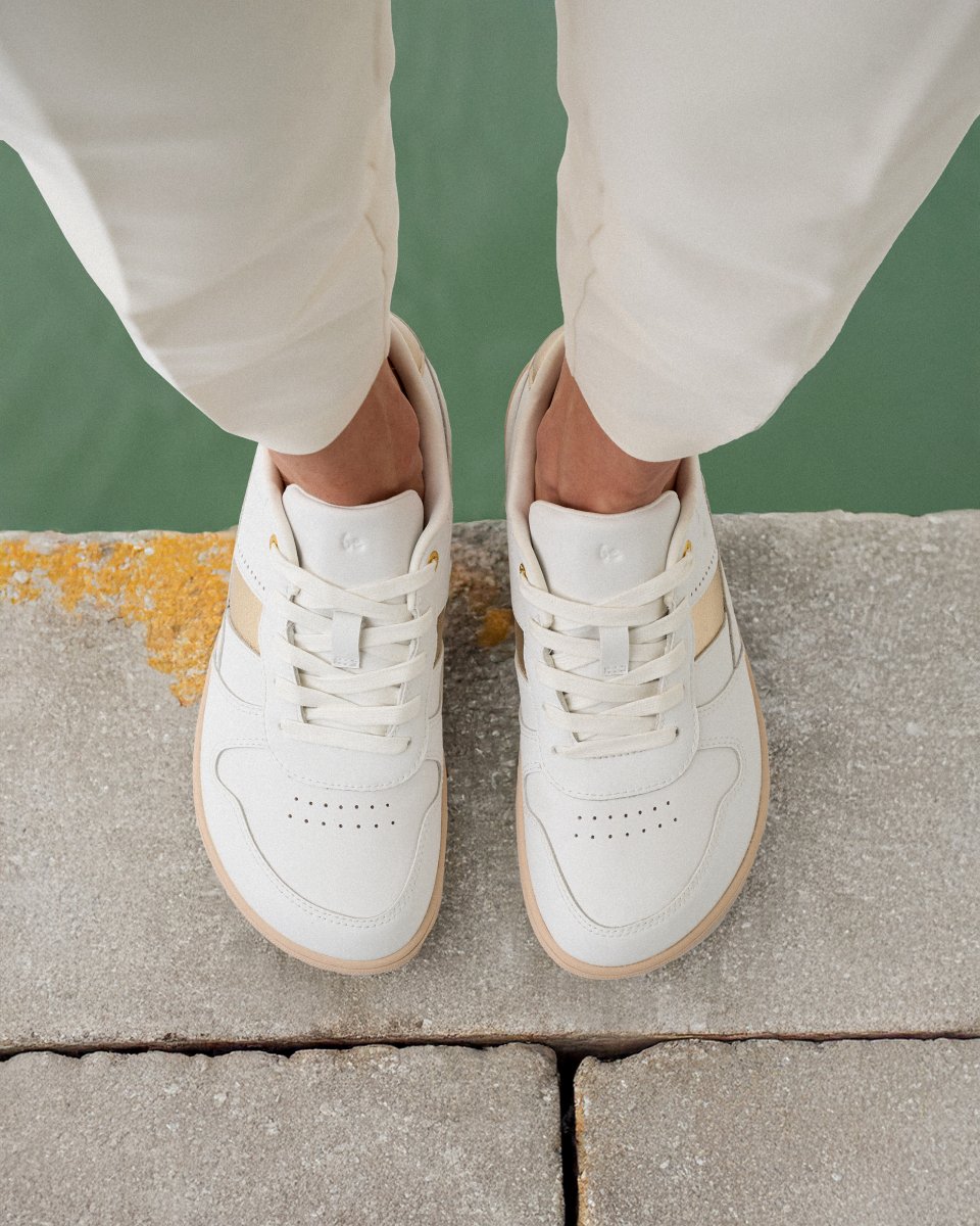 Barfuß Sneakers Be Lenka Cellestia - White & Gold