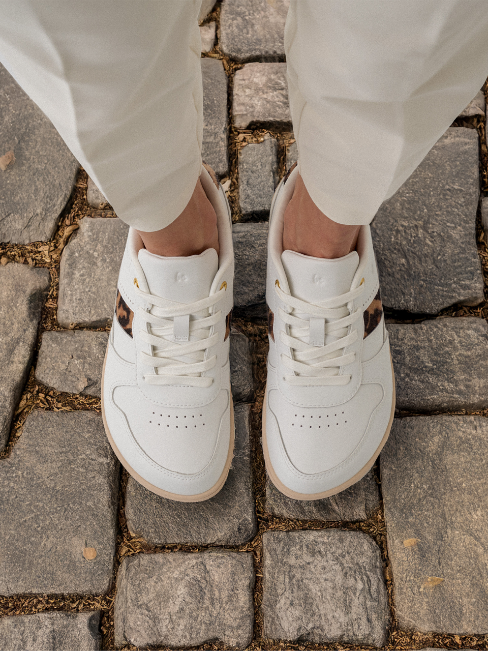 Trampki barefoot Be Lenka Cellestia - White & Leopard