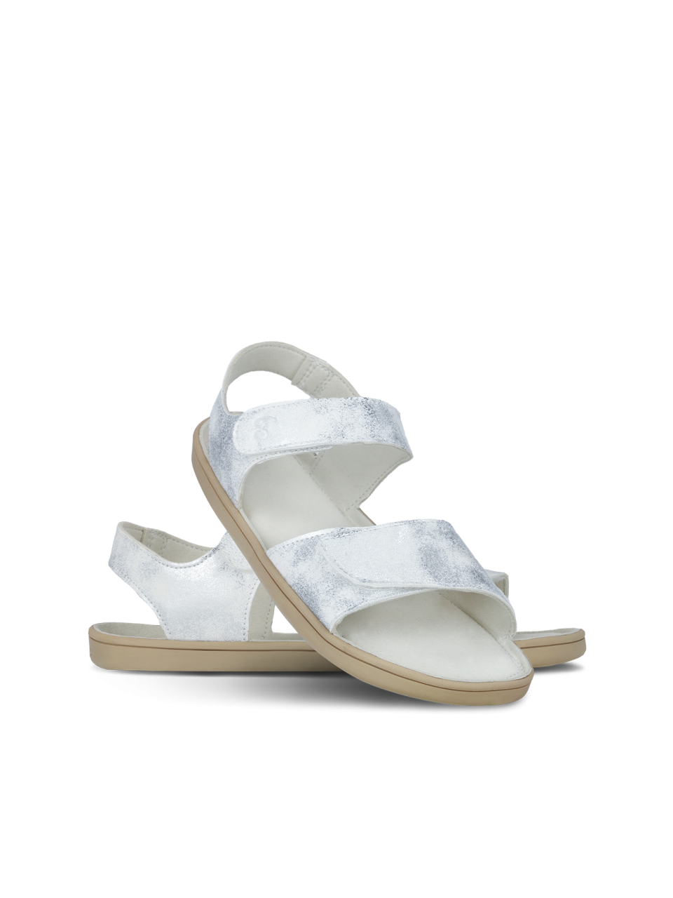 Kids' barefoot sandals Be Lenka Miami Kids - Off - White Sparkle