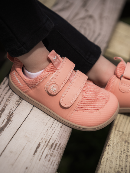 Kinder Barfuß Sneakers Be Lenka Bounty Junior - Coral Pink