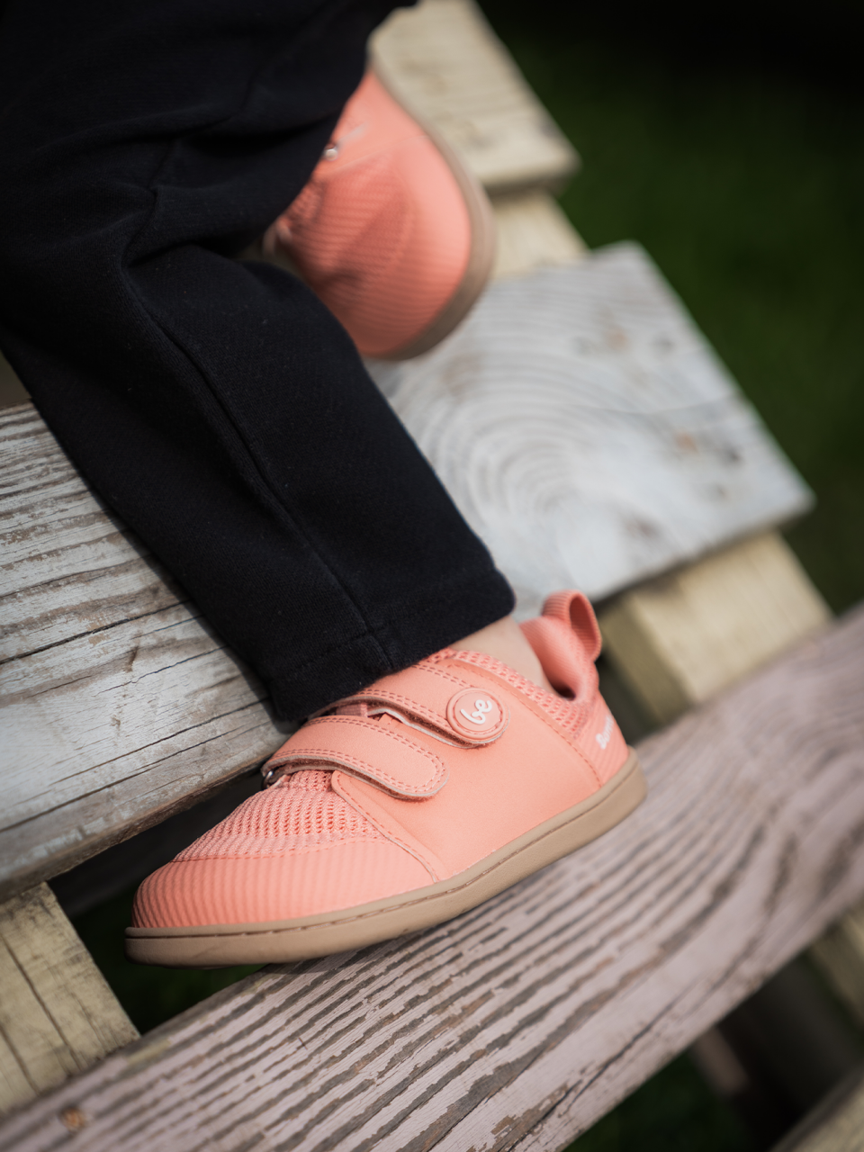 Kids barefoot sneakers Be Lenka Bounty Kids - Coral Pink