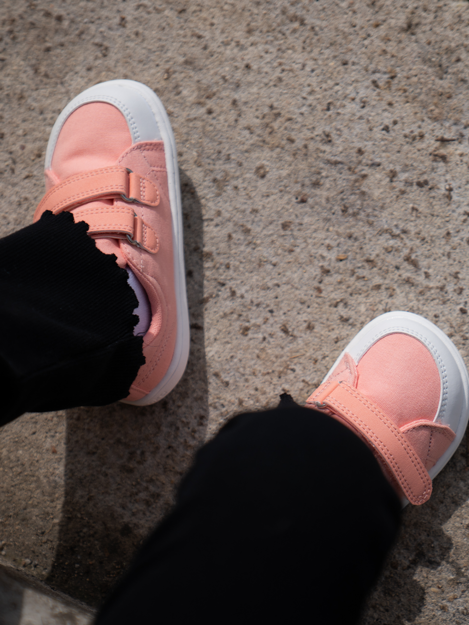 Kinder Barfuß Sneakers Be Lenka Canvi Kids - Coral Pink