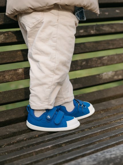 Kinder Barfuß Sneakers Be Lenka Canvi Preschool - Blue