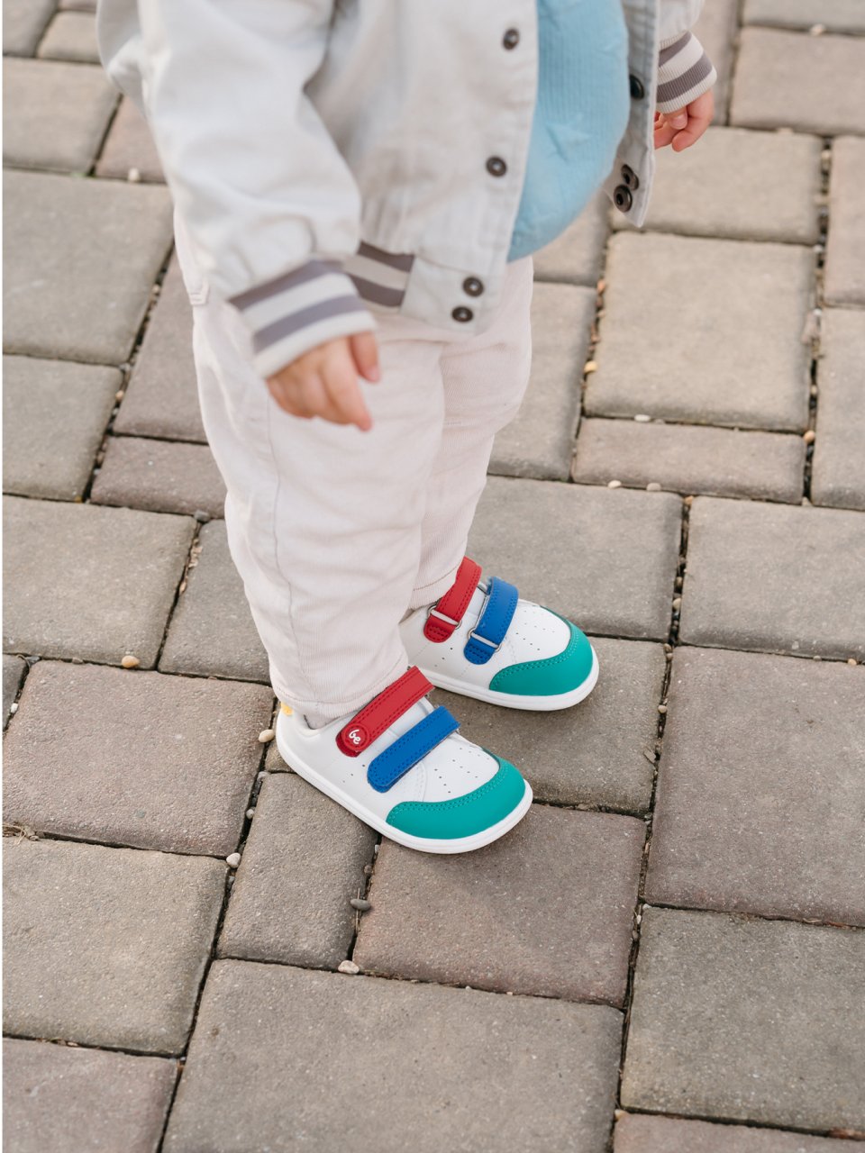 Kinder Barfuß Sneakers Be Lenka Energise Preschool - White & Multicolour