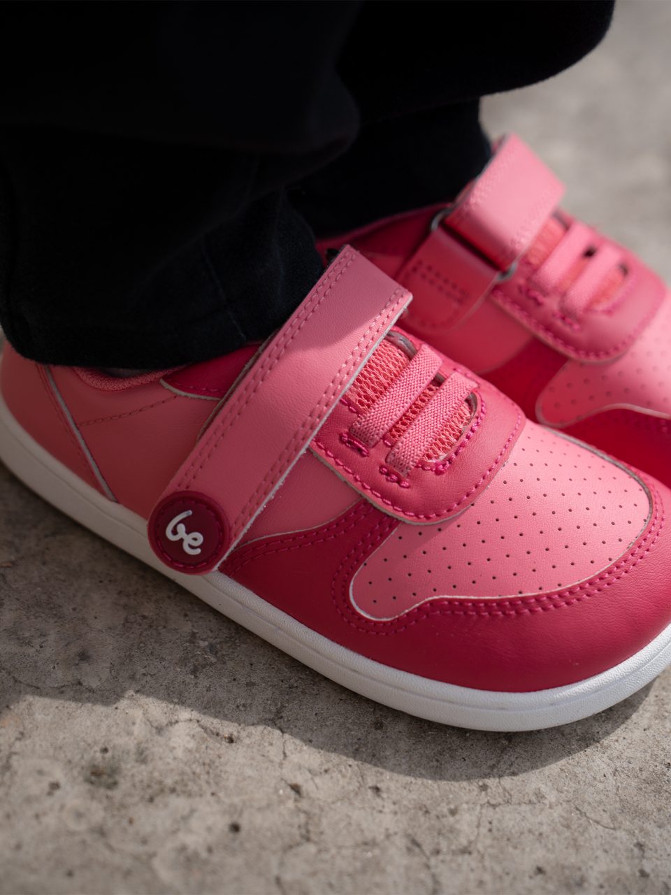 Kinder Barfuß Sneakers Be Lenka Scoot Kids - Light & Dark Pink