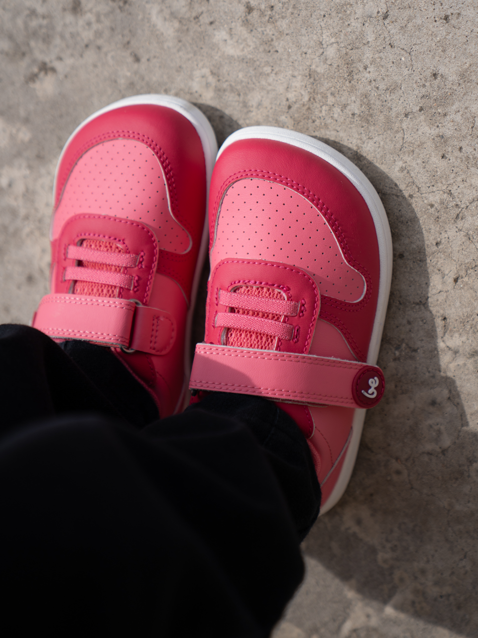 Kinder Barfuß Sneakers Be Lenka Scoot Kids - Light & Dark Pink