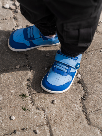 Kinder Barfuß Sneakers Be Lenka Scoot Kids - Light & Royale Blue