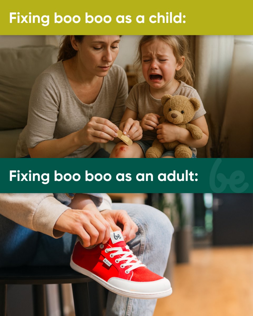 🍬 From candy to comfort

When you were little, a scraped knee meant a colorful band-aid and maybe a sweet treat 🍭.
Now? You fix the pain with comfort – and a fresh pair of Be Lenkas. 👣

🙋 Curious how comfort really feels? Try it for yourself.
.
.
.
#beLenka #barefootshoes #barefootlife #comfortmatters