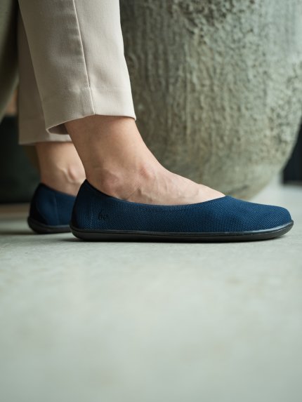 Barefoot baleríny Be Lenka Delight - Navy & Black