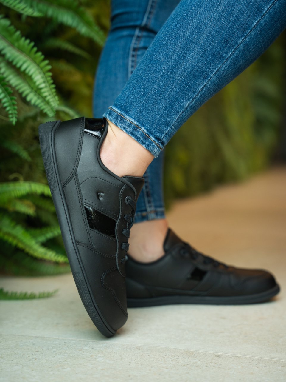 Barfuß Sneakers Be Lenka Cellestia - Black & Shiny Black