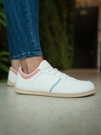 Barefoot tenisky Be Lenka Echo - White & Cotton Candy Vegan