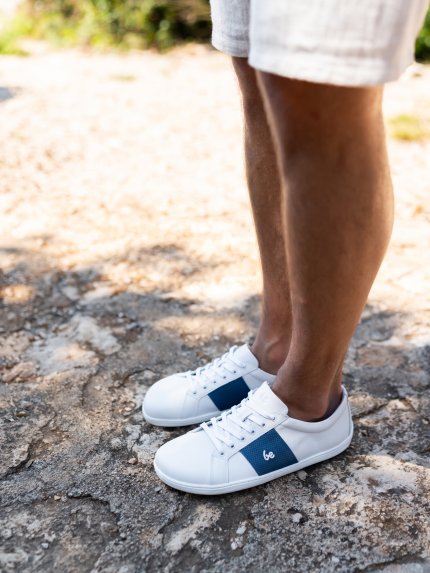 Barefoot cipők Be Lenka Elite - White & Dark Blue