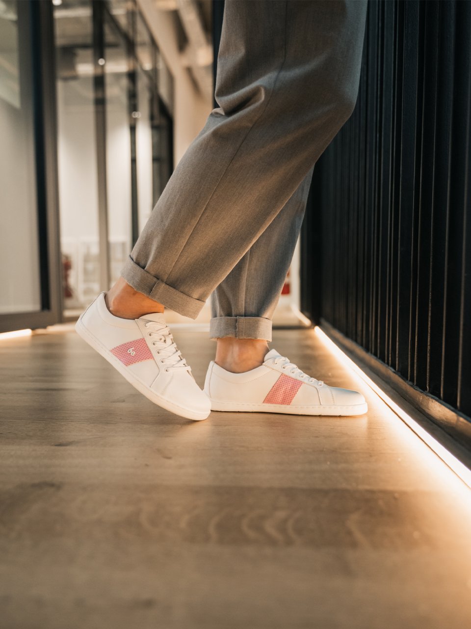 Barfuß Sneakers Be Lenka Elite - White & Pink