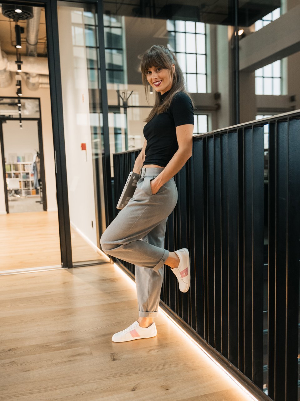 Barfuß Sneakers Be Lenka Elite - White & Pink