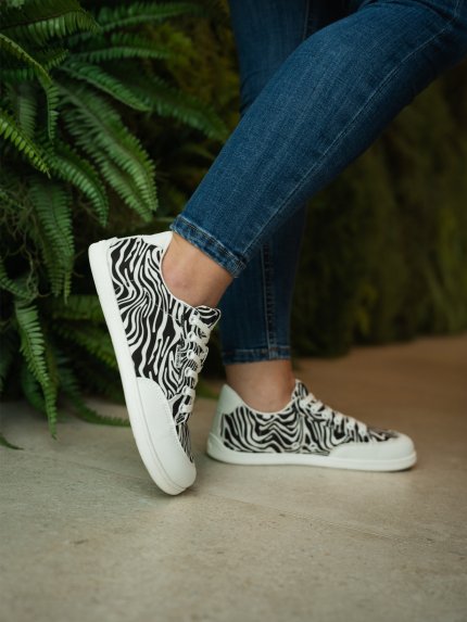 Barefoot zapatillas Be Lenka Rebound - Zebra
