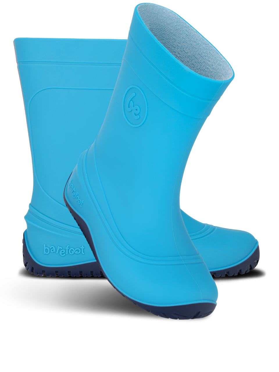 Detské barefoot gumáky Be Lenka Pudds - Aqua Blue