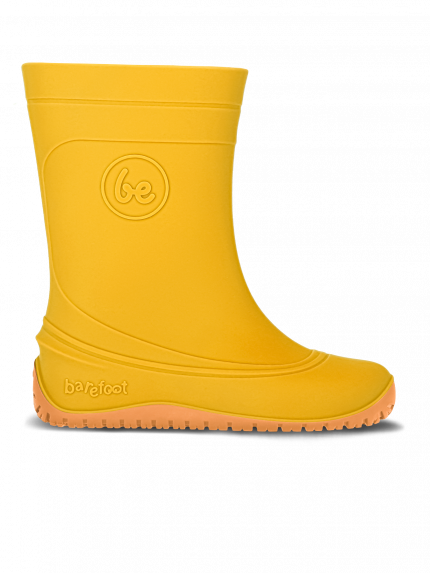 Detské barefoot gumáky Be Lenka Pudds - Yellow