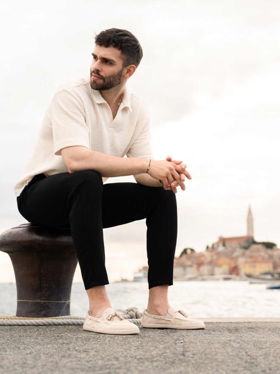 Barfuß Mokassins Be Lenka Portsiders - Beige