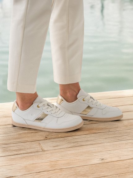 Barfuß Sneakers Be Lenka Cellestia - White & Gold