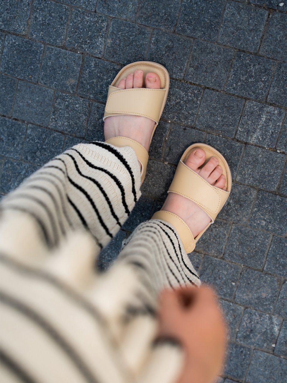 Kids' barefoot sandals Be Lenka Miami Kids - Light Brown