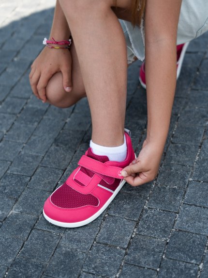 Kinder Barfuß Sneakers Be Lenka Glade Preschool - Dark Pink