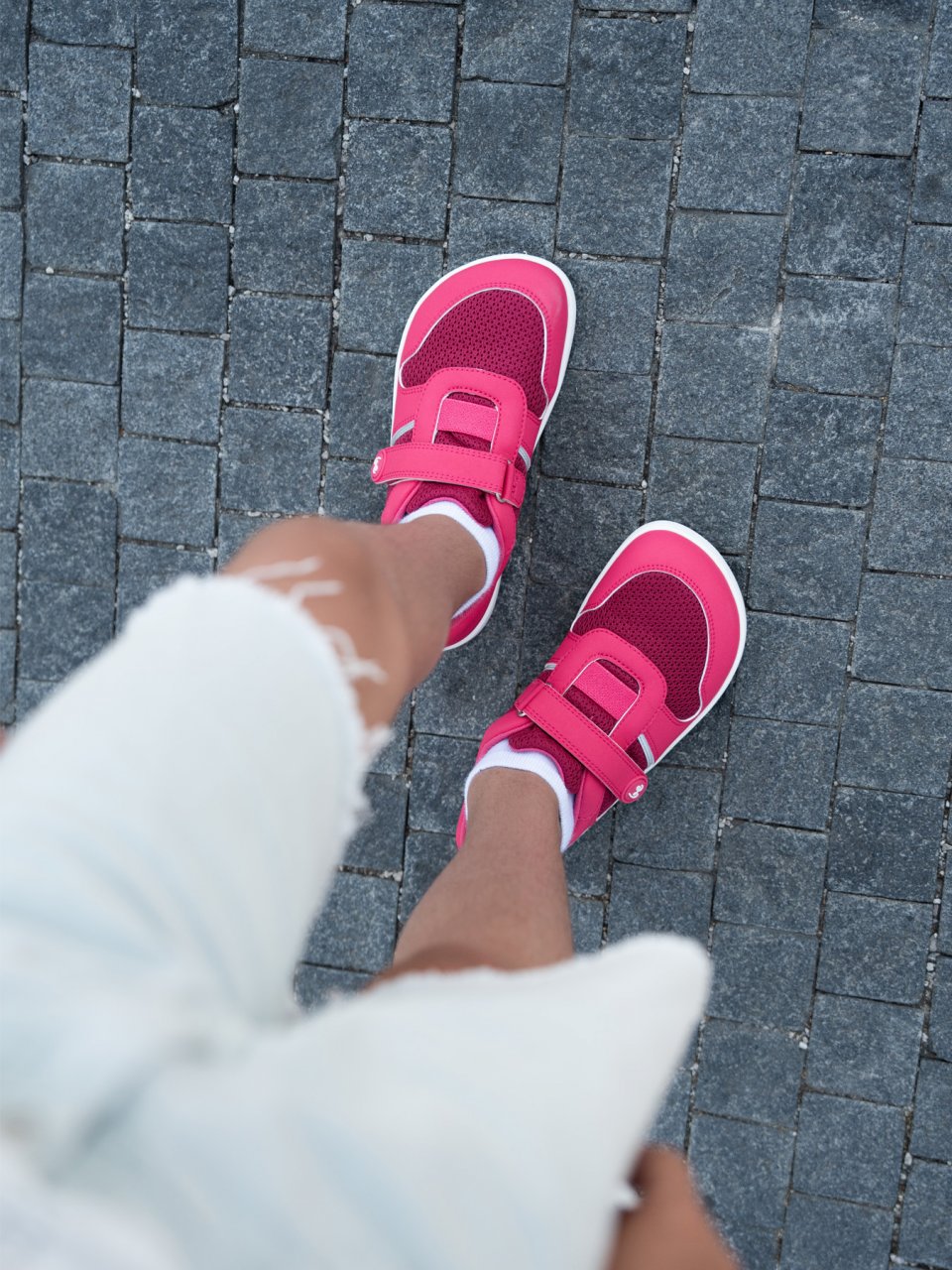 Kids Barefoot Sneakers Be Lenka Glade Kids - Dark Pink