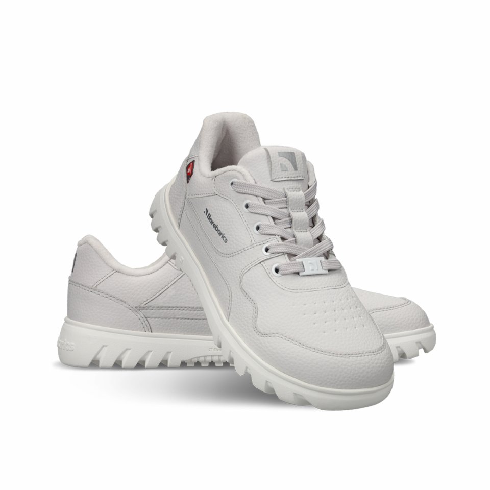 Barefoot Sneakers Barebarics Zing Frost - Light Grey & White