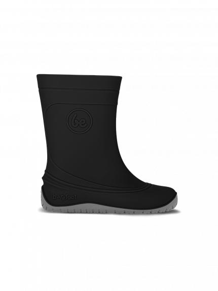 Kids Barefoot Rain Boots Be Lenka Pudds - Black