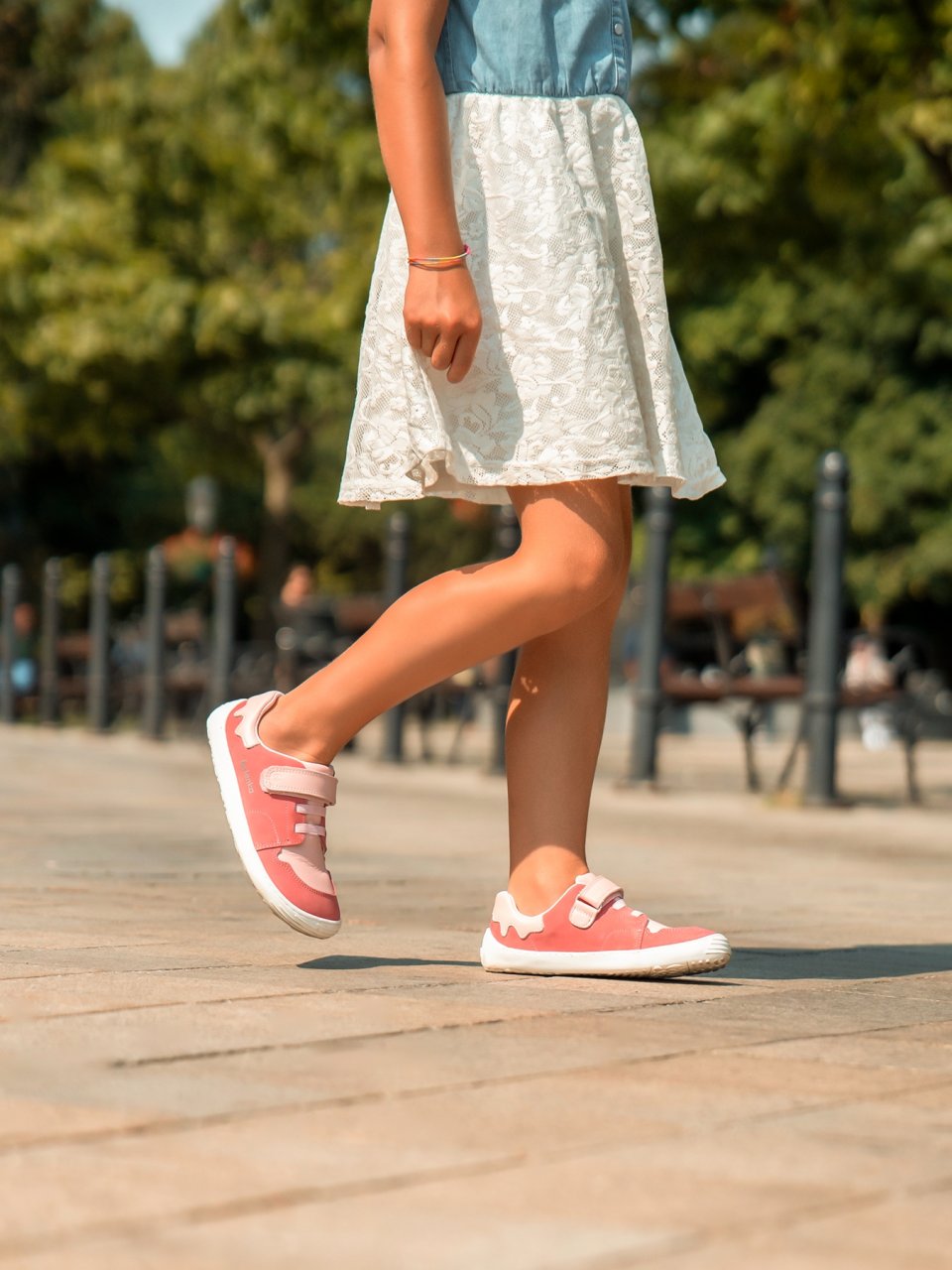 Baskets enfants barefoot Be Lenka Gelato - Pink