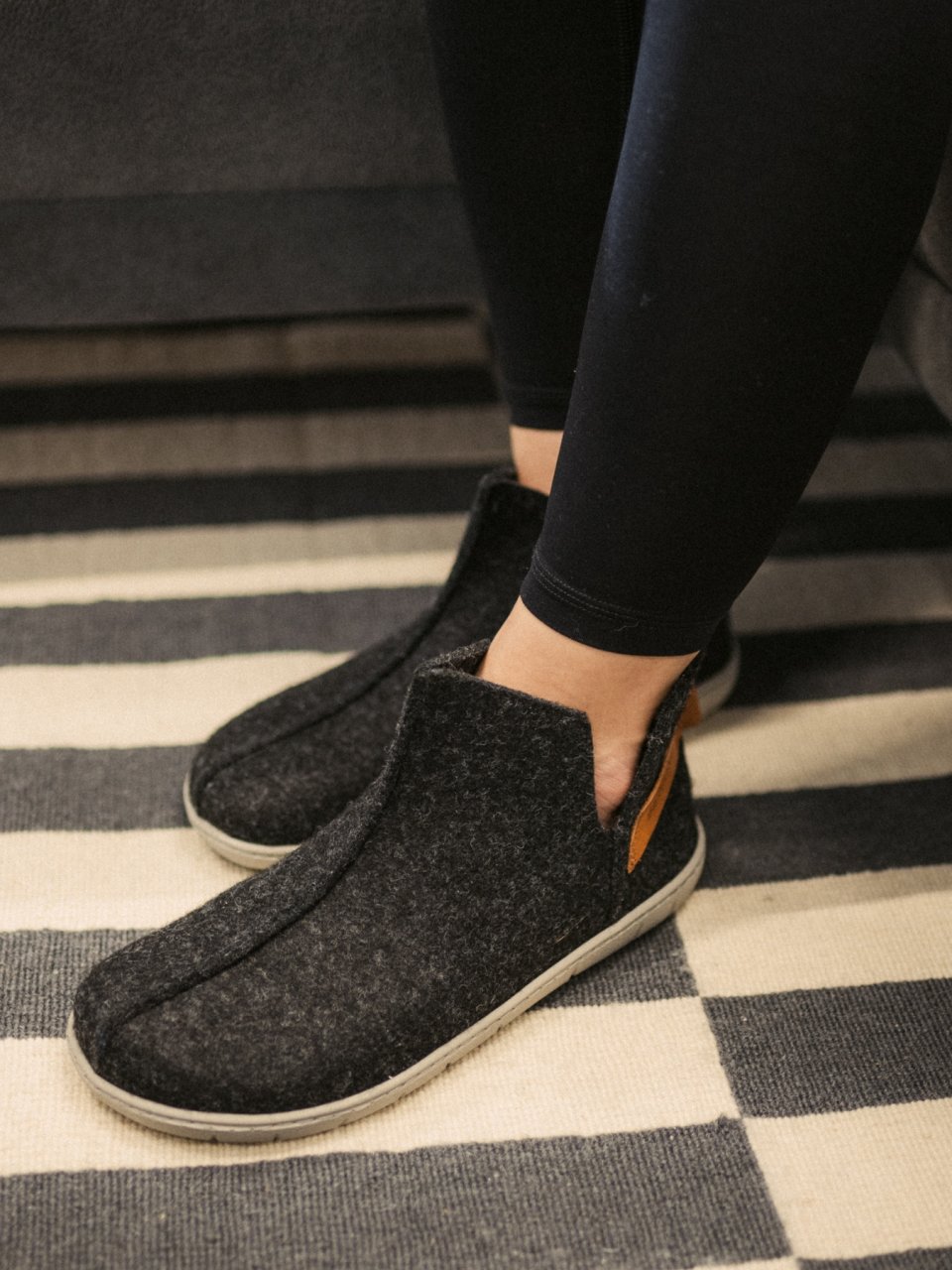 Chaussons barefoot Be Lenka Chillax - Ankle-cut - Black