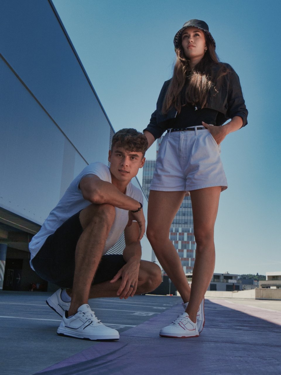 Barefoot Sneakers Barebarics Arise - White & Black