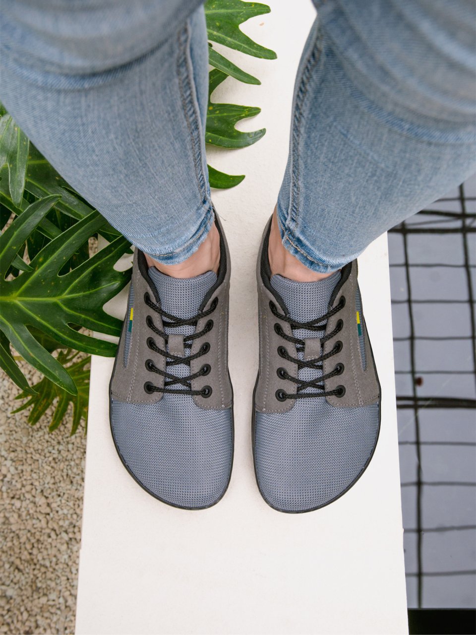Barfuß Sneakers Be Lenka Whiz - Grey