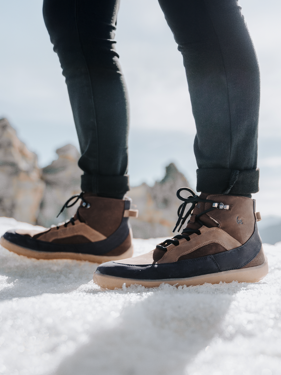 Barefoot Boots Be Lenka York - Brown & Navy