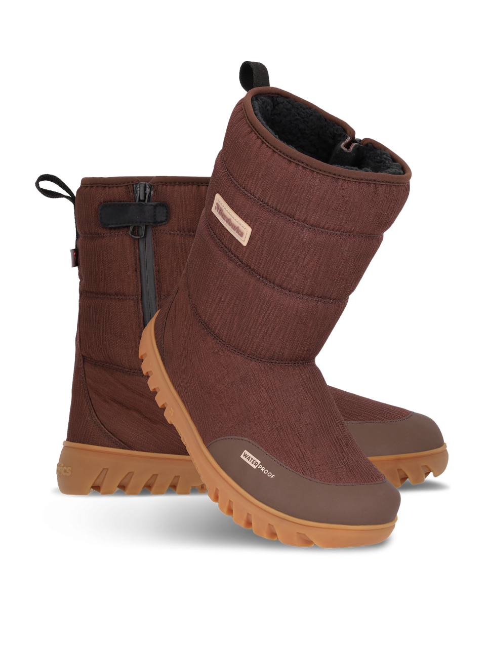 Winter Barfußschuhe Barebarics PolarStride - Copper Brown