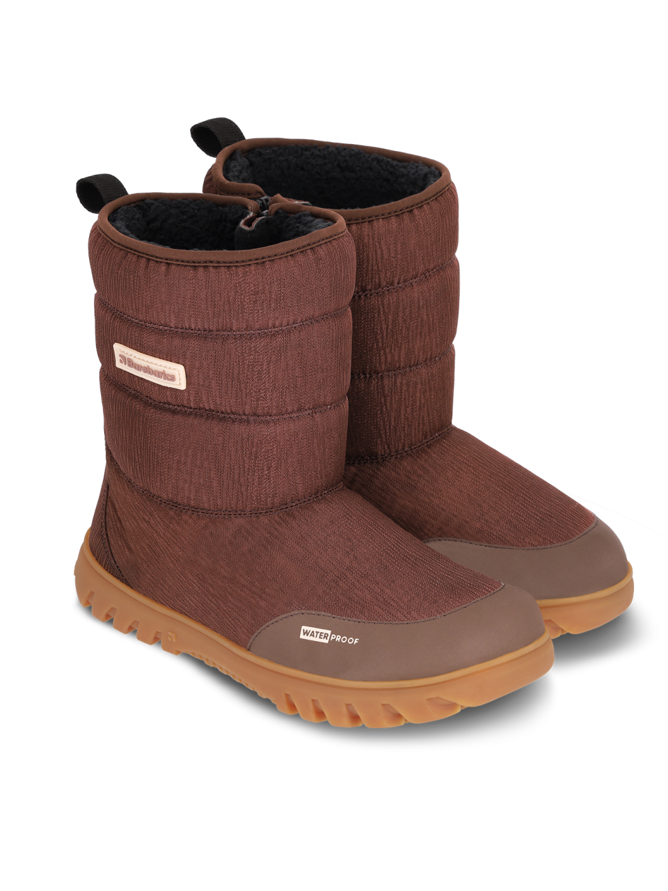 Winter Barfußschuhe Barebarics PolarStride - Copper Brown