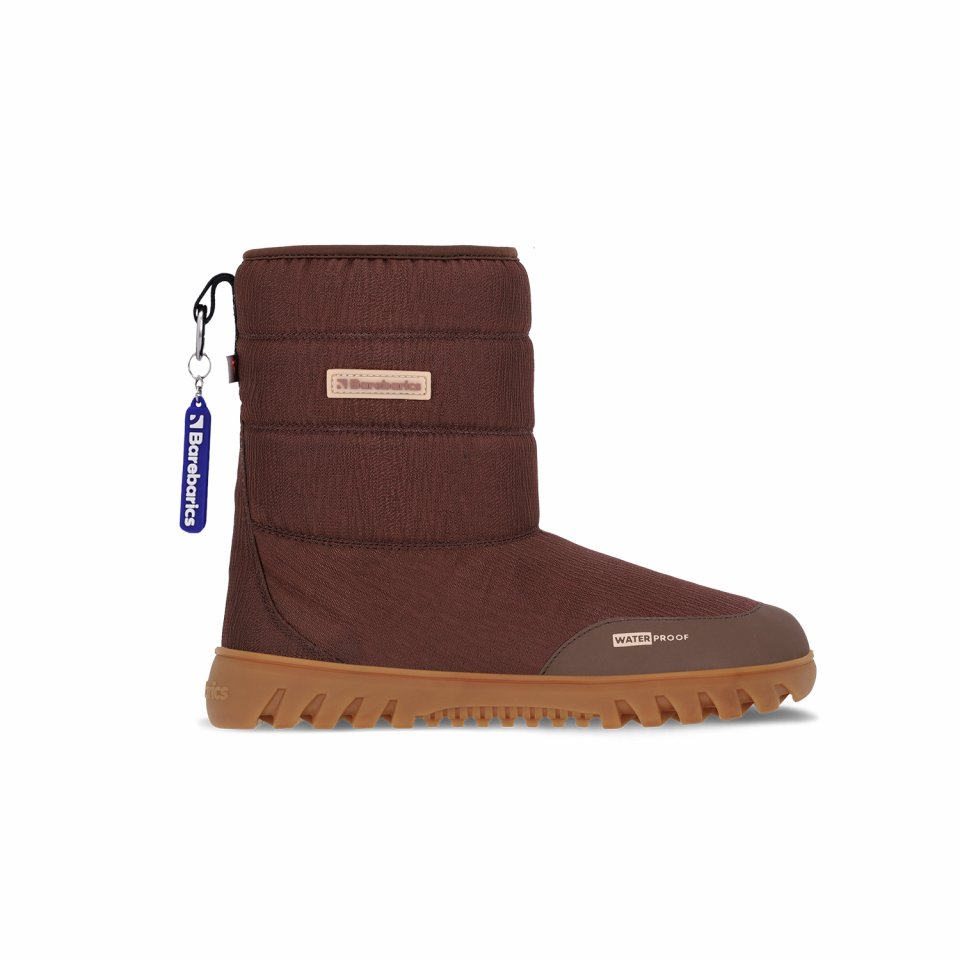 Winter Barfußschuhe Barebarics PolarStride - Copper Brown