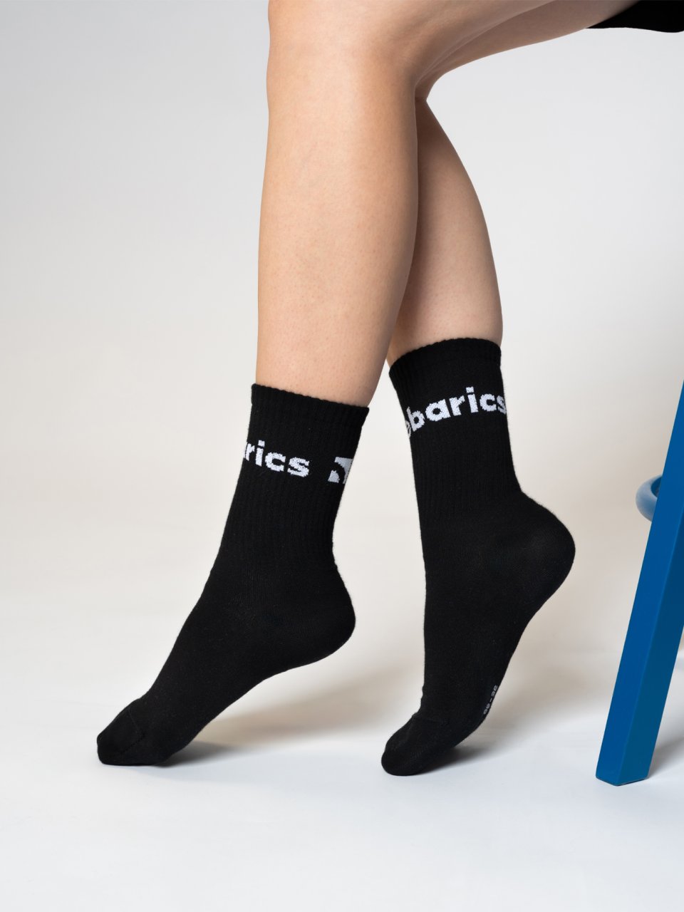 Barebarics - Chaussettes Barefoot - Crew - Black - Big logo - 3 pack