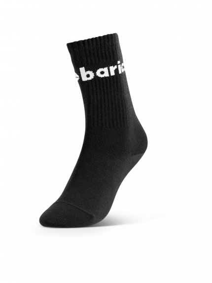 Barebarics - Barfußsocken - Crew - Black - Big logo