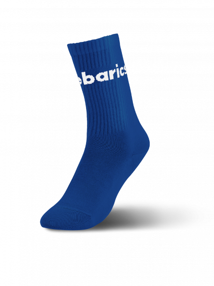 Barebarics - Barfußsocken - Crew - Cobalt Blue - Big logo