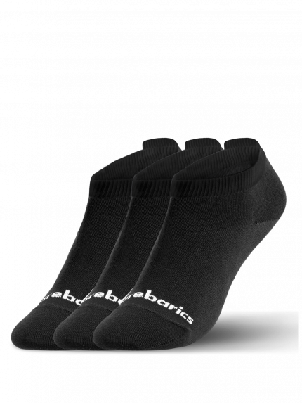 Barebarics - Chaussettes Barefoot - Low-cut - Black - 3 pack