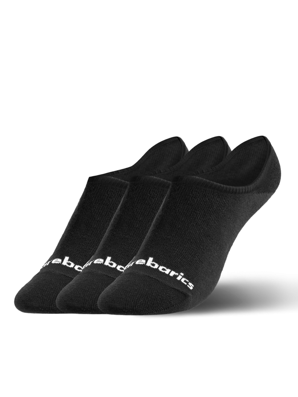 Barebarics - Barfußsocken - No-Show - Black - 3 pack