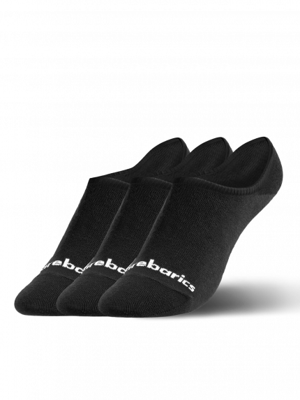 Barebarics - Barfußsocken - No-Show - Black - 3 pack