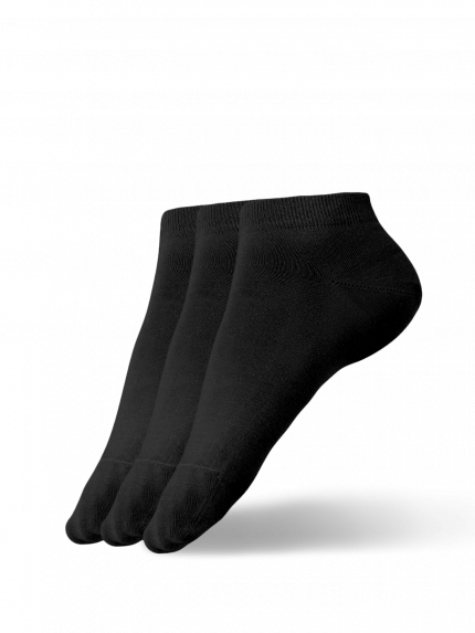 Chaussettes Barefoot - Low-cut - Essentials - Black - 3 pack