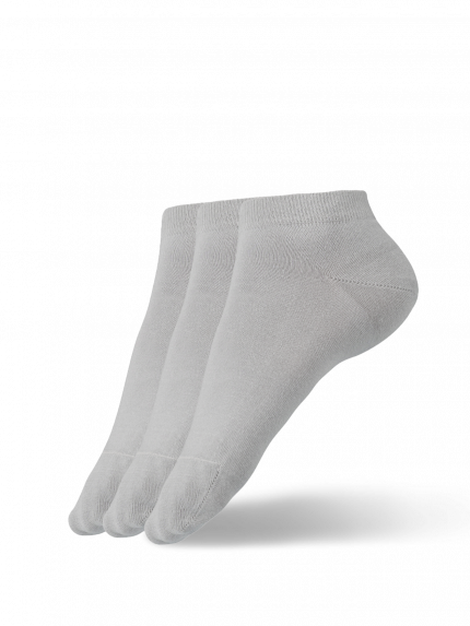Chaussettes Barefoot - Low-cut - Essentials - Grey - 3 pack