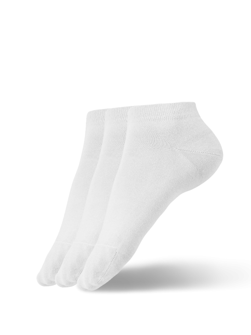 Barefootové ponožky - Low-cut - Essentials - White - 3 pack