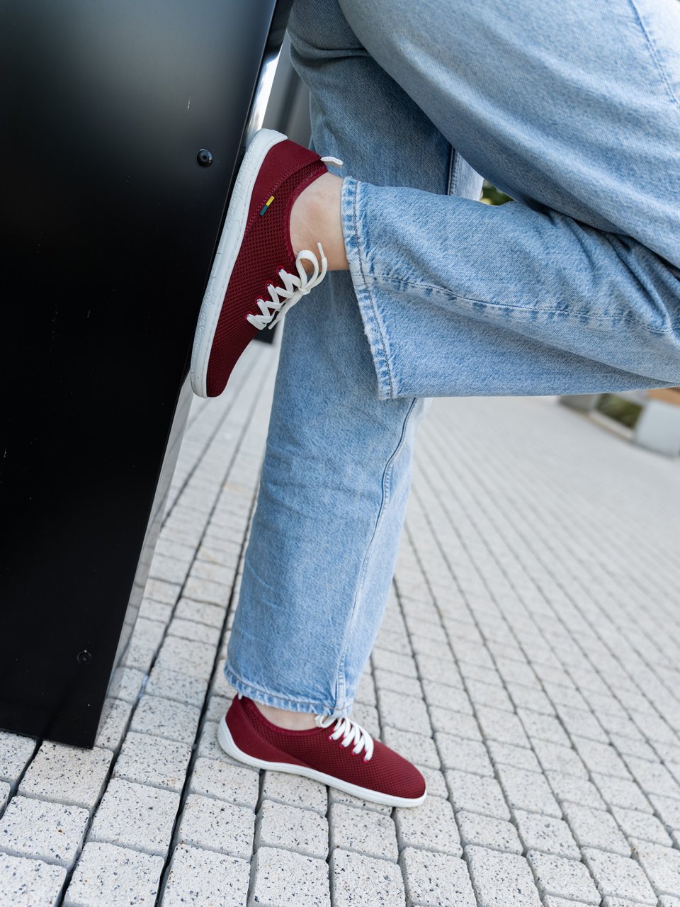 Barefoot Sneakers Be Lenka Dash - Wine Red